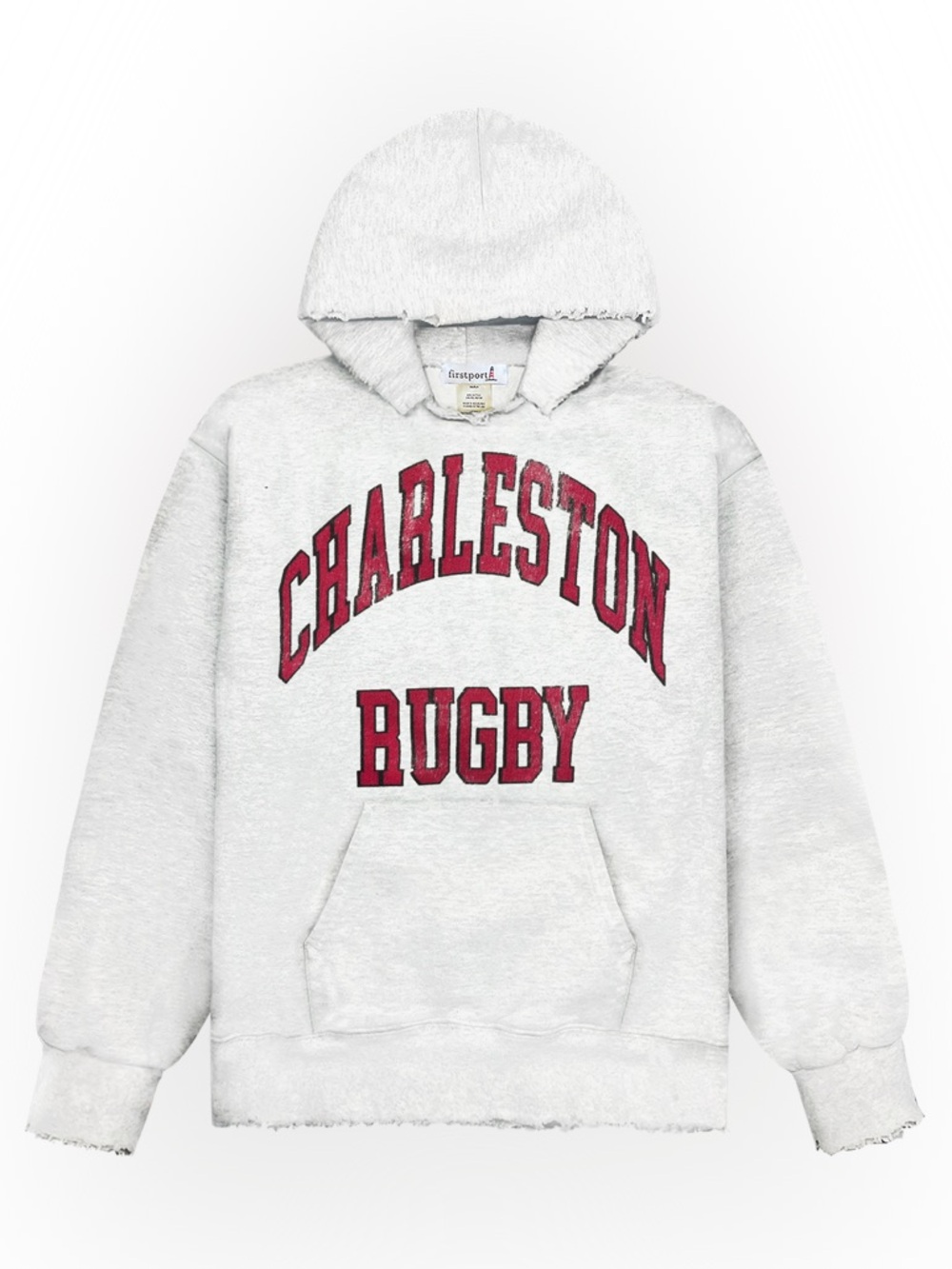 Firstport Distressed Charleston Rugby Hoodie